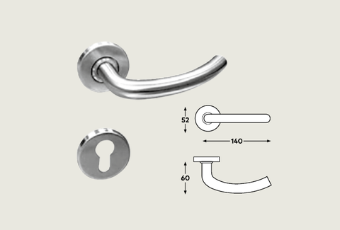 Dorma TH 127 Lever Handle