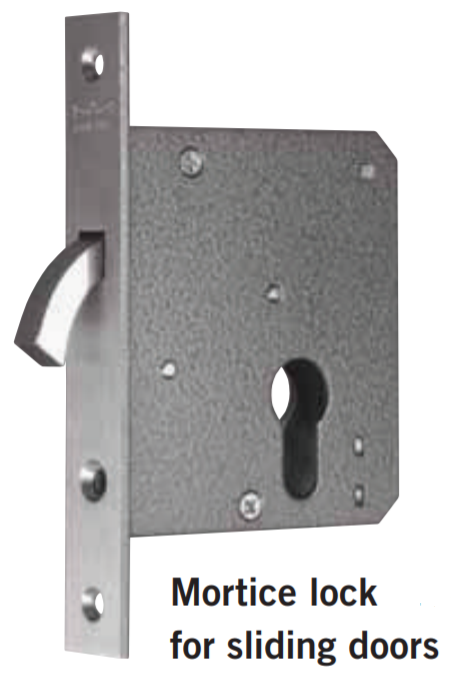 Fire and smoke-rated locks with a panic function 181/182/183 - Mortice Lock for Sliding Doors
