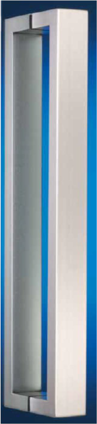 MDZ800/1000 - 1000x50x25mm rectangular section profile pull handle