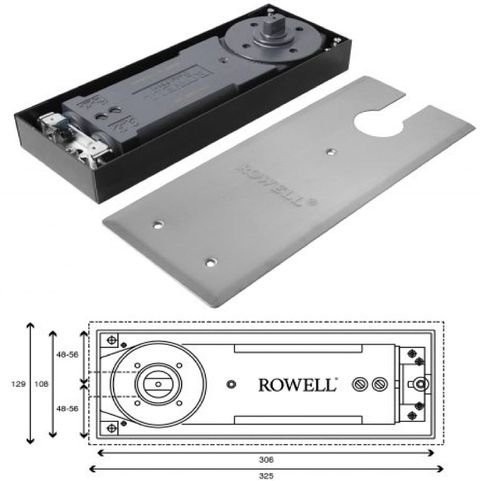 PF - 860 series Floor Spring with SS Cover Plate