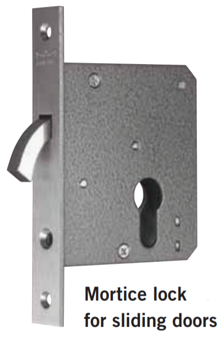 Sliding Door Locks Universal 400 - Mortice Lock for Sliding Doors