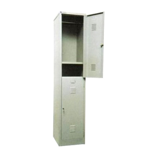 2 Compartments Steel Locker
