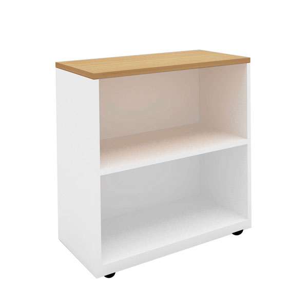 2 Tiers Wooden Open Shelf