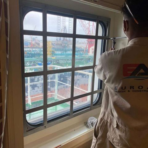 Anti-Piracy Installations for Vessel Accommodation