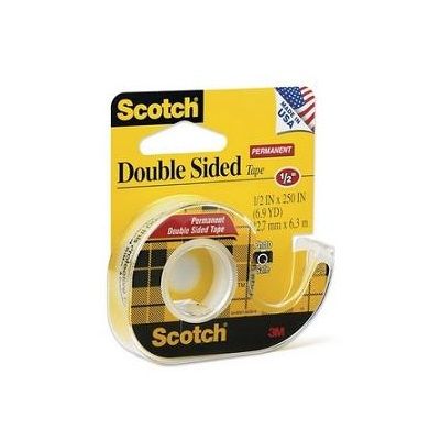 Office Supplies: 136 Scotch Double StickTape 1/2"