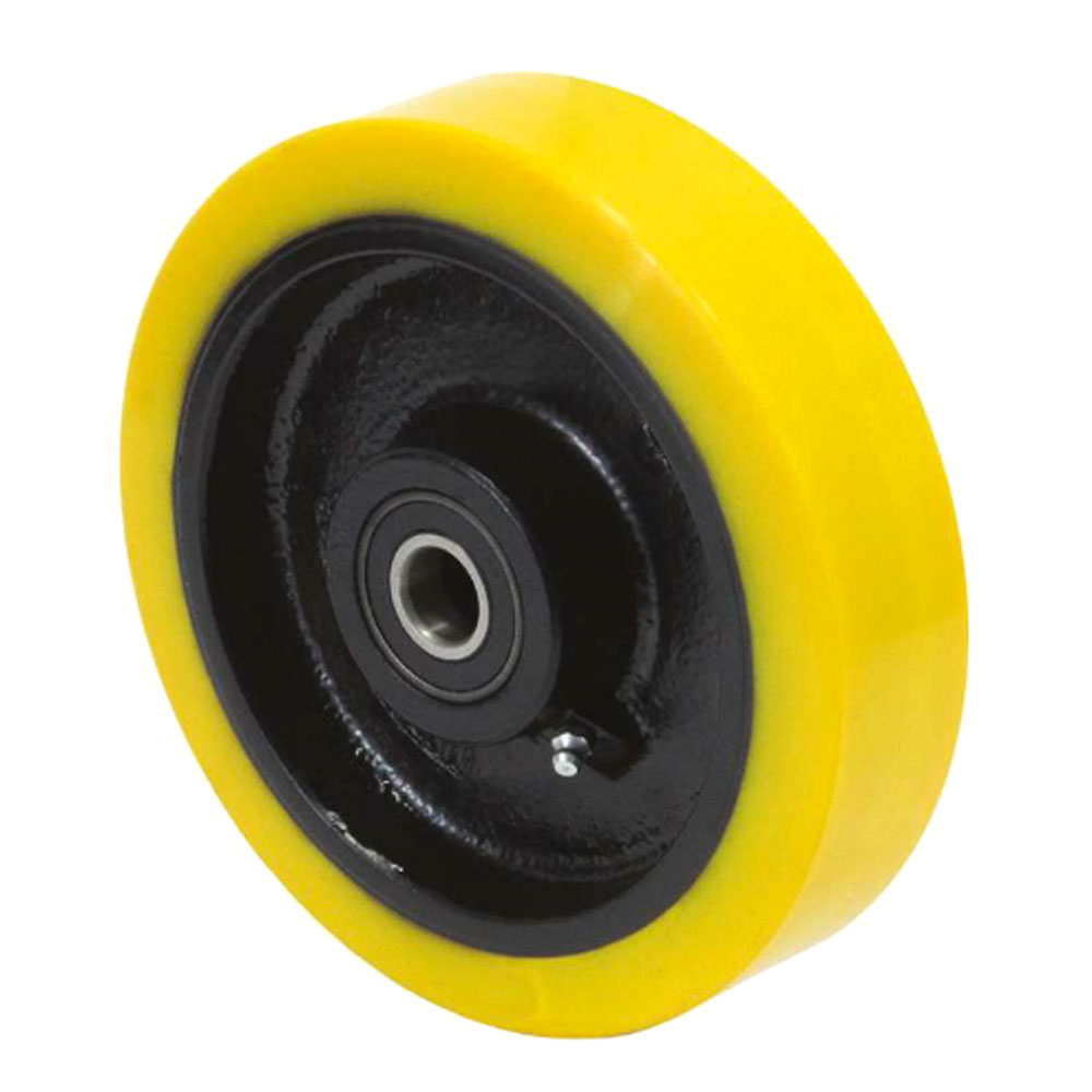Medium Duty Elastic Polyurethane / Rubber Wheels