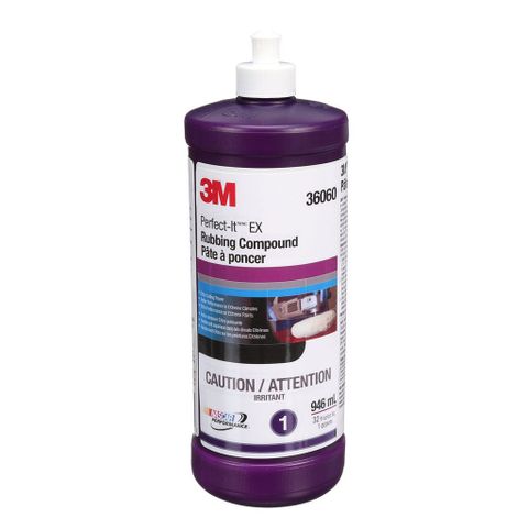 3M™ Perfect-It™ EX AC Rubbing Compound, Quart, 36060