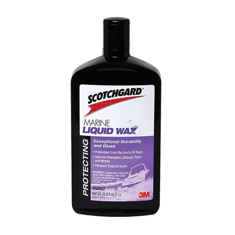 PN 09062 SCOTCHGARD MARINE    LIQUID WAX, 1 LITER, 6 PER CS