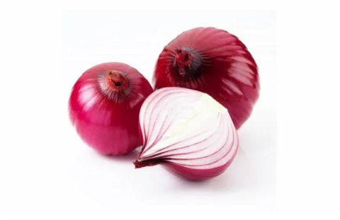 Peeled Red Onion