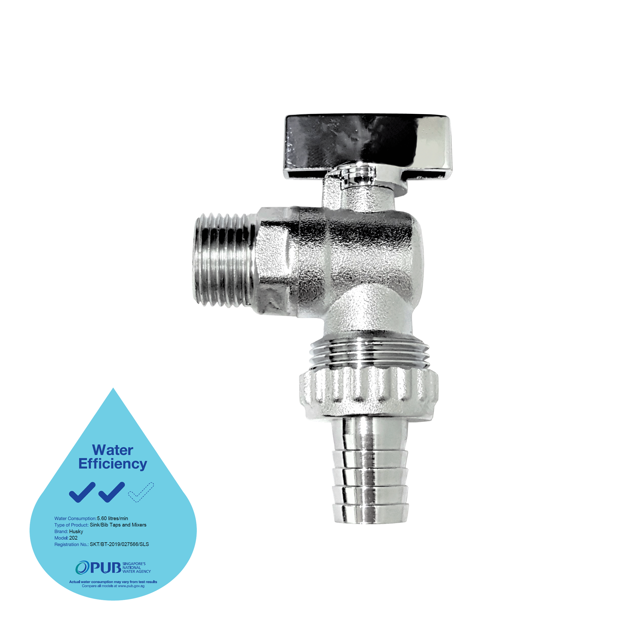 Husky 202 (1/2" C.P Mini Garden Tap)