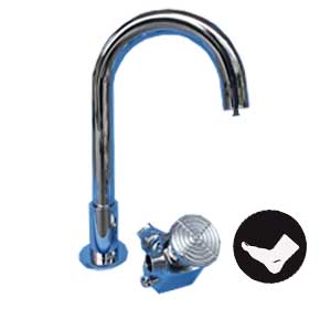Husky Footstep Type Self Closing Sink Tap 050A