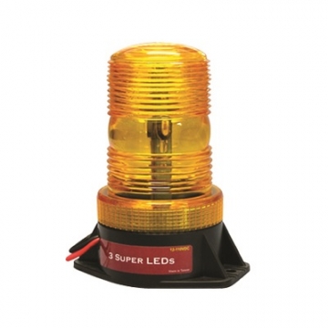 LED WARNING LIGHT 3LED YELLOW 12V-110V