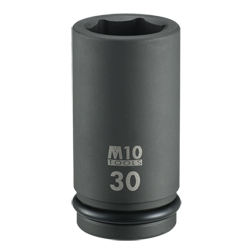 M10 3/4" Dr 6pt Impact Deep Socket