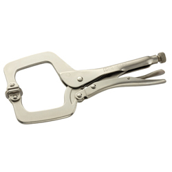 M10 C-Clamp Locking Plier (Swivel Pads)