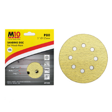 M10 Velcro Sanding Disc with 8 Holes