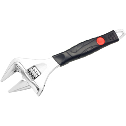 M10 Wide Jaw Adjustable Wrench With Scale