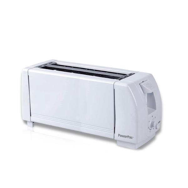 POWERPAC 4 SLICE POP-UP BREAD TOASTER PPT04