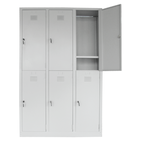 Steel Locker 6 Compartment