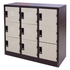 Steel Locker 9 Compartment (Half Height)