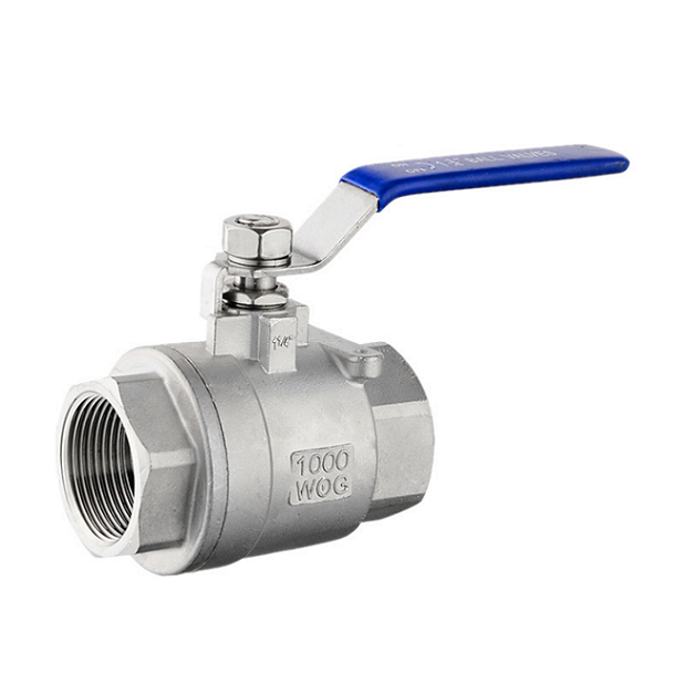 304 Stainless Steel FxF Full Bore Handle Ball Valve