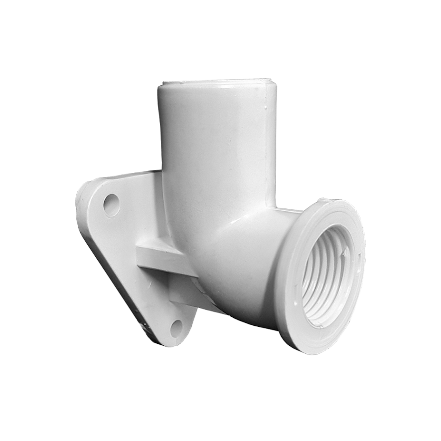 90° Faucet Elbow with Bracket