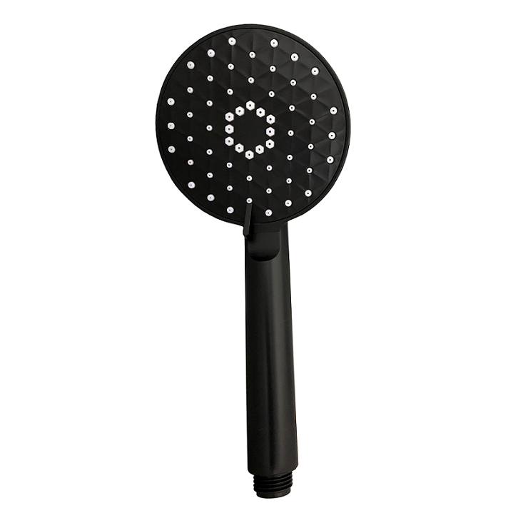 HUSKY 03-1291B (3-Function Round Black Shower Head)