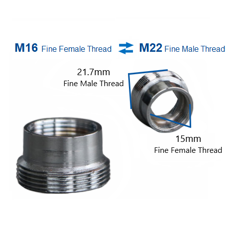 HUSKY A02-FM16MM22 (M16 Fine Female Thread x  M22 Fine Male Thread Adaptor)
