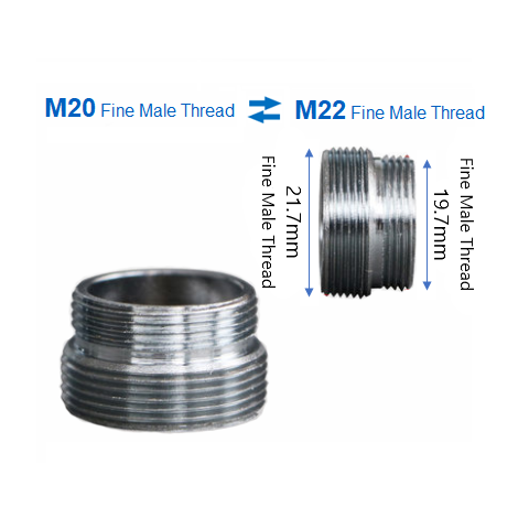 HUSKY A05-MM20MM22 (M20 x M22 Fine Male Thread Adaptor)