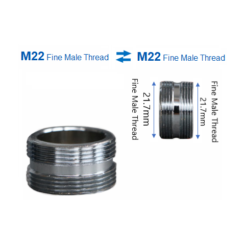 HUSKY A07-MM22MM22 (M22 x M22 Fine Male Thread Adaptor)