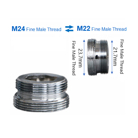 HUSKY A11-MM24MM22 (M24 x M22 Fine Male Thread Adaptor)