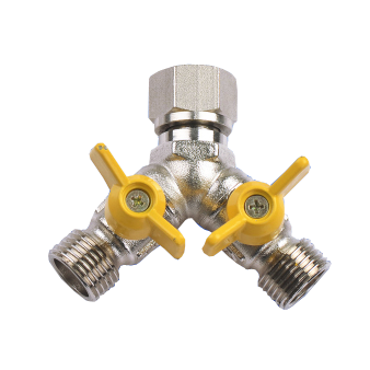 HUSKY A35-DSTBV (½" Chrome Plated Double Switch Three-way 'Y' Ball Valve)
