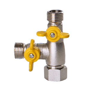 HUSKY A42-DSTBV (½" Chrome Plated Left Double Switch Three-way Ball Valve)