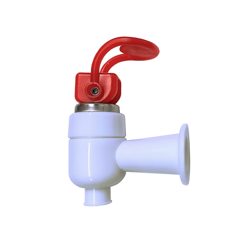 HUSKY C27-RI (Red Push Type Plastic Water Dispenser Tap Replacement with Inner Threading)