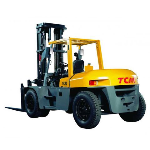 TCM 6-10 Ton Diesel Powered Pneumatic Tire Trucks FD100