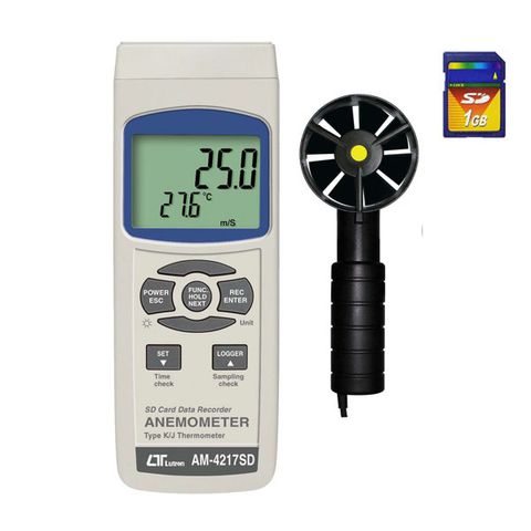 Anemometer With SD Card Memory Lutron AM-4217SD