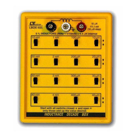 Inductance Decade Box 111.1mH Lutron LBOX-405