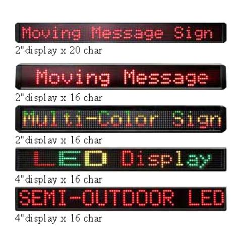 JLC Single Line LED MOVING DISPLAY