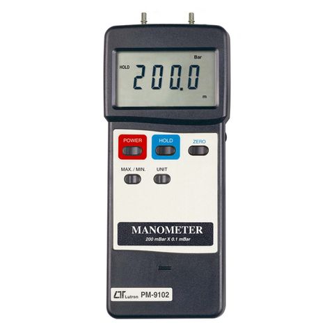 Manometer (200 mbars) Lutron PM-9102