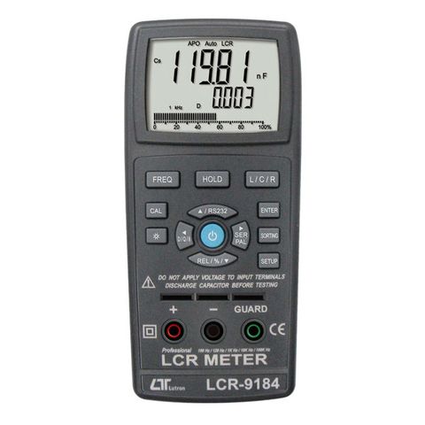 Professional 100KHZ LCR Meter Lutron LCR-9184