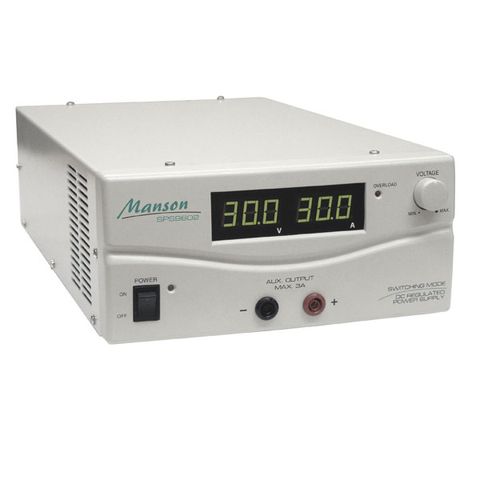  SMPS Power Supply 30VDC, 30A Manson SPS-9602