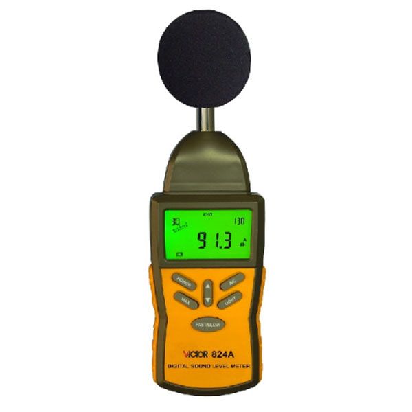 Sound Level Meter Victor 824A | Jutech Electric & Electronic Pte