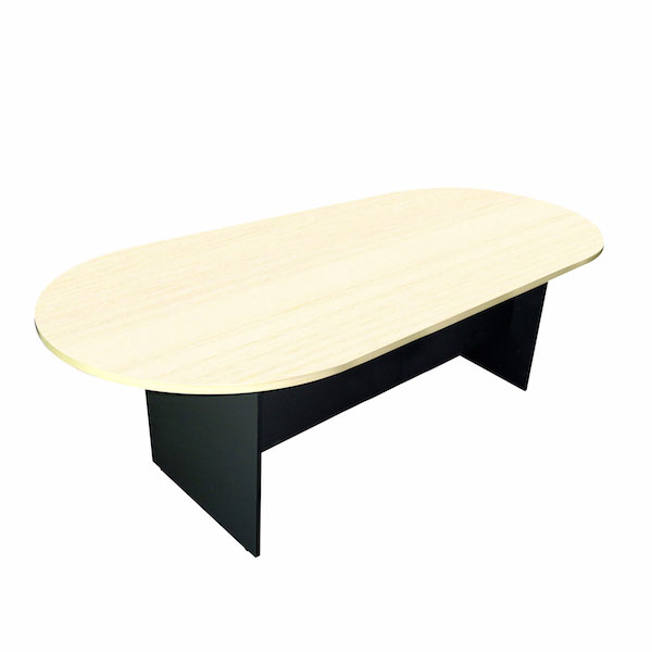 Oval-shaped Meeting Table (Wooden Leg)
