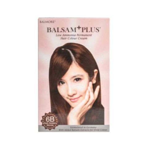 Balmore Balsam+Plus Low Ammonia Permanent Hair Colour Cream (6B Dark Golden Brown)