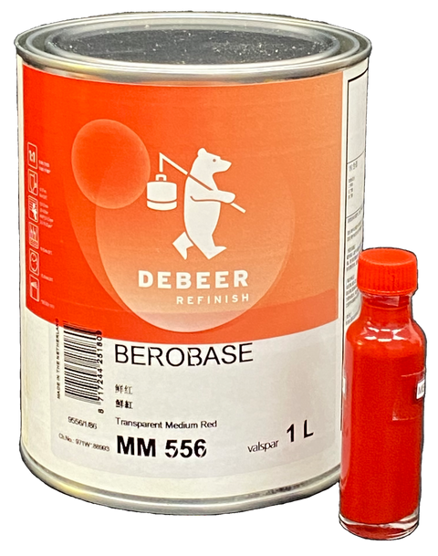 Debeer DB-500 Transparent Medium Red DB/9556
