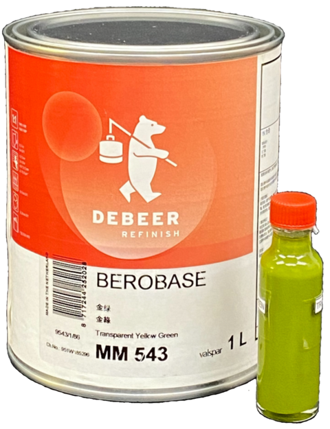 Debeer DB-500 Transparent Yellow Green DB/9543