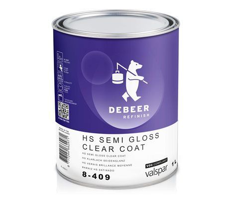 Debeer HS Semi Gloss Clear Coat DB/8-409