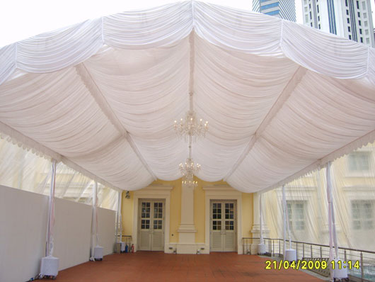 Dome Tent With Chandelier