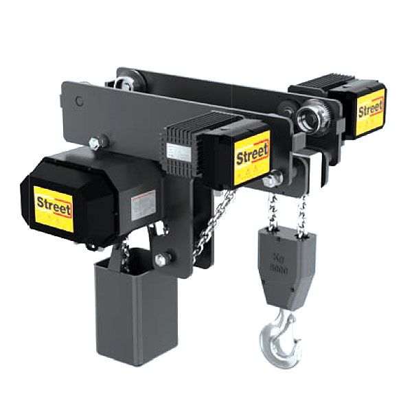 LX Series Chain Hoists - Low Headroom Hoist With Power Trolley