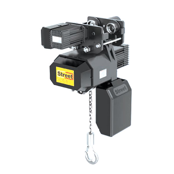 LX Series Chain Hoists - Standard Headroom Hoist With Powered Trolley