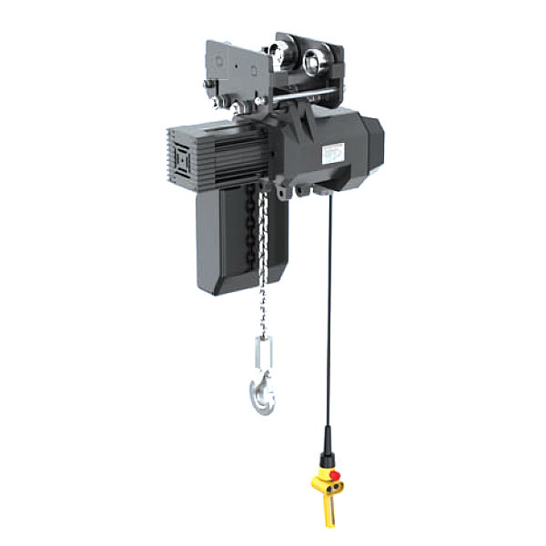 LX Series Chain Hoists - Standard Headroom Hoist With Push Trolley